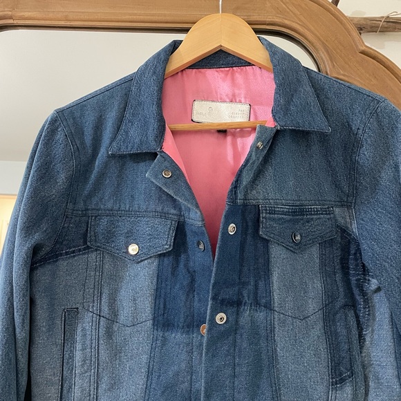 Pink Lined Jean Jacket - The Mighty Company - Picture 6 of 8